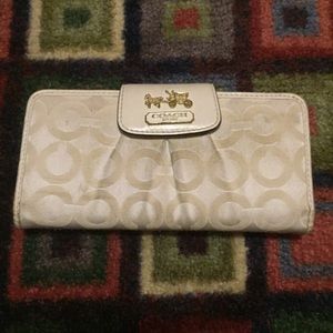 White Coach Wallet