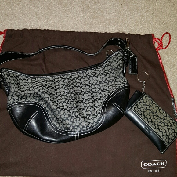 Authentic Coach Hobo Bag & Wallet