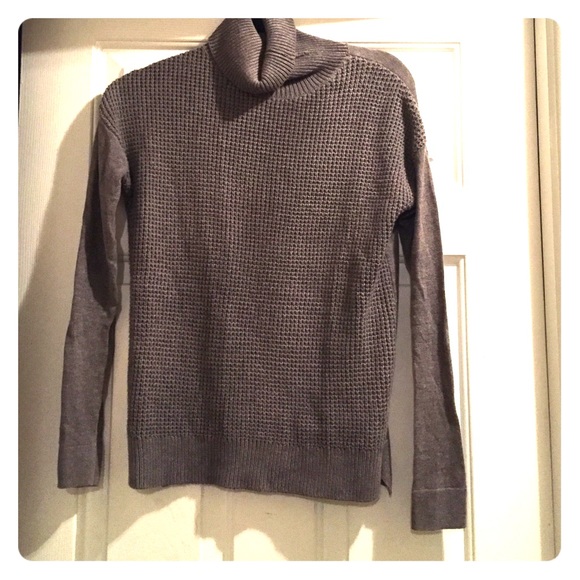taupe colored turtleneck