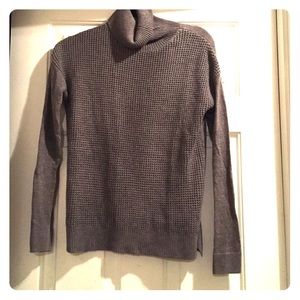 taupe colored turtleneck