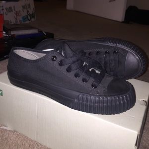 All black Pf Flyers