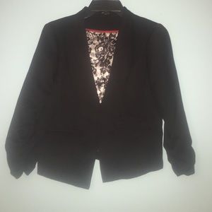 Black 3/4 sleeve jacket