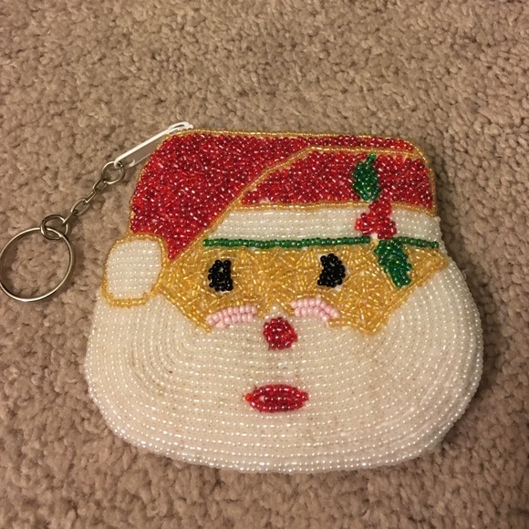 Vintage Santa coin purse