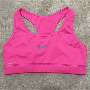 Nike Pink Dri Fit Sports Bra