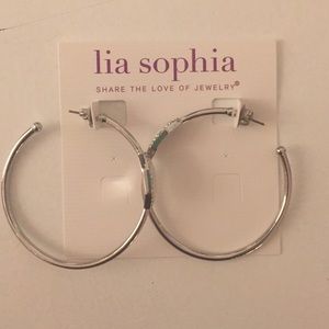 Lia Sophia Hoop Earings