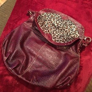 Cute red and cougar pattern bag