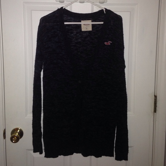 Hollister navy blue sweater