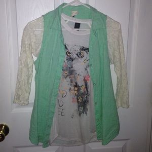 Mint Green Vest!