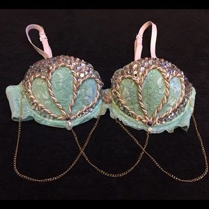 Handmade rave/festival bra