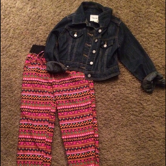 Girls Denim Cherokee jacket 6/6s