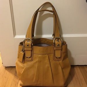 Mustard Yellow Coach Bag