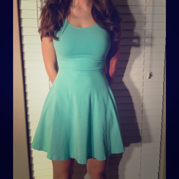Express Dresses & Skirts - Express XS teal dress.