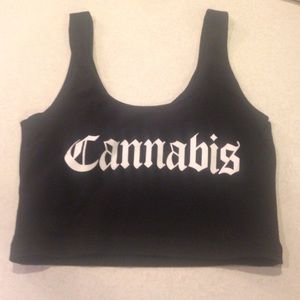 Garden Growers black crop top