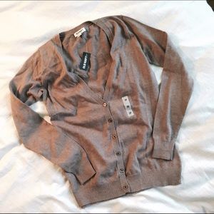Old Navy Heather Brown Cardigan