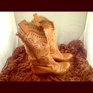 🐴 Anna Sui Cowboy Boots 🐴