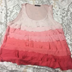 layered sleeveless blouse.