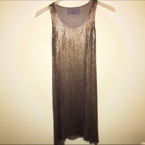 Gold sequenced barely worn Double D Ranch dress.