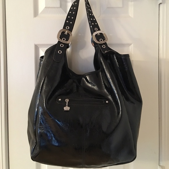 🚫SOLD🚫Kathy Van Zeeland Black Large Shoulder Bag - Picture 2 of 4