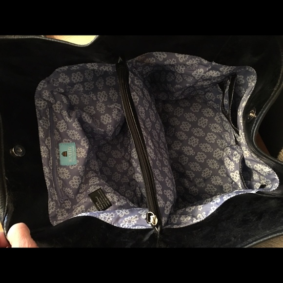 🚫SOLD🚫Kathy Van Zeeland Black Large Shoulder Bag - Picture 4 of 4