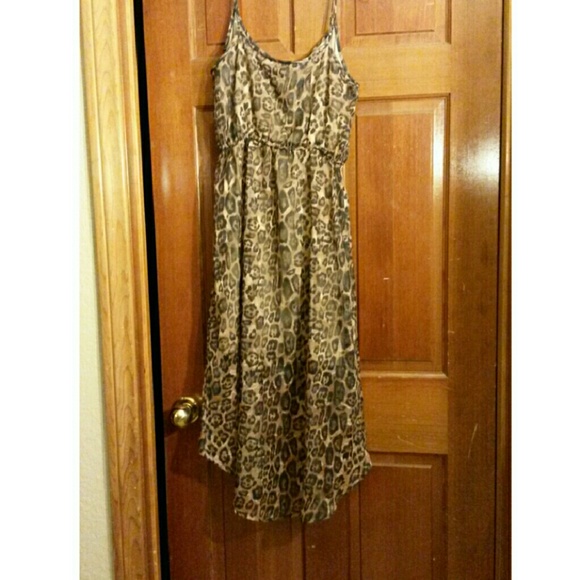 Cheetah dress *NEVER WORN BUT NO TAGS* - Picture 2 of 2