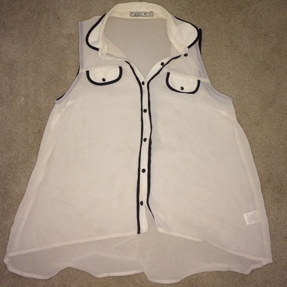 high low chiffon tank top