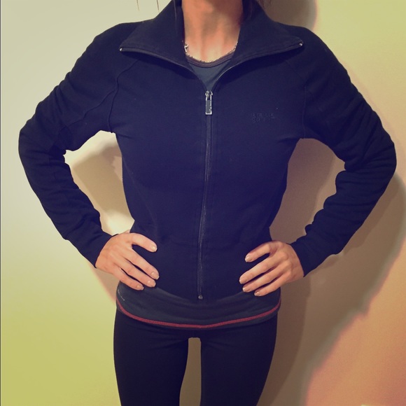 Bebe Sport Sweatshirt in Black XS