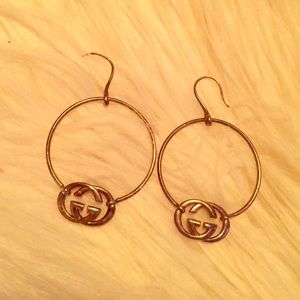 Gucci Sterling Silver Hoop Earrings