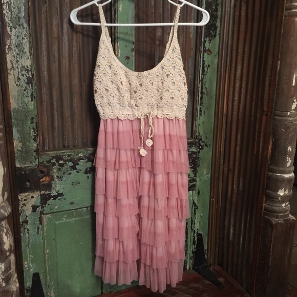 Pink Ruffle Dress 😚