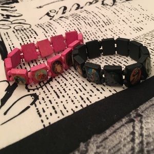 Pretty bead religious bracelets