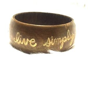 Wood Live Simply bangle