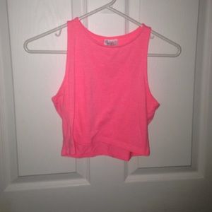 Hot pink Crop top