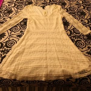 Off white lace dress