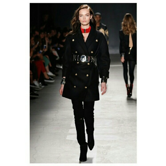 Balmain X H&M military coat 2 SOLD OUT