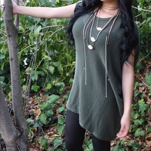 One sleeve sweater.