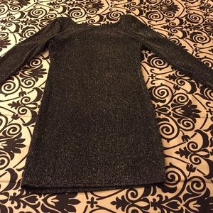 Long sleeve black dress