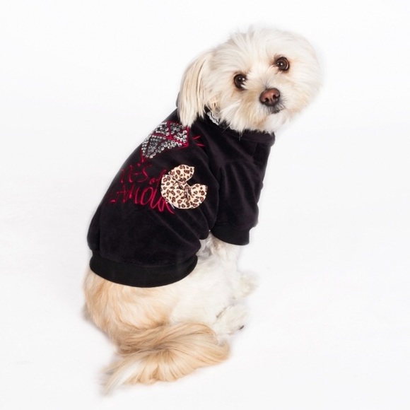 NWT. Dog clothes. Dog sweater hoodie - Picture 2 of 4