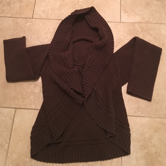 It a brown handmade sweater