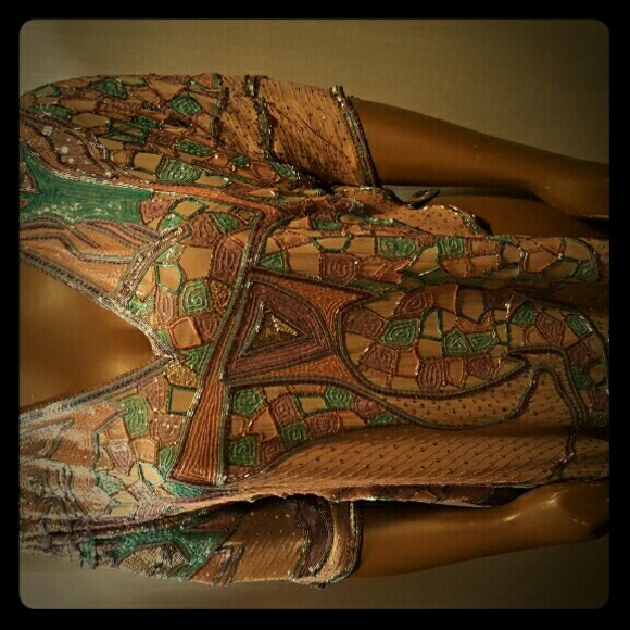 A Vintage  Sequins  Top