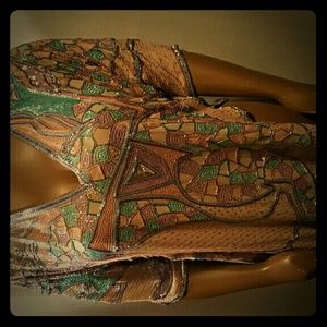 A Vintage  Sequins  Top