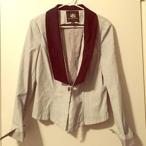 Rock & Republic Acid Wash Blazer