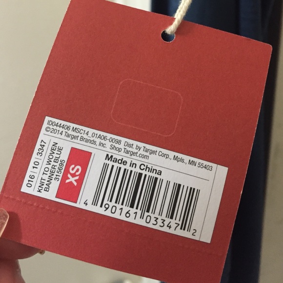 Blue tribal print tank top - Picture 3 of 4