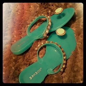 Jelly opened toe sandals