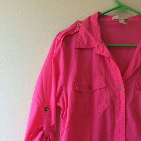 Pink button-up - Picture 2 of 3