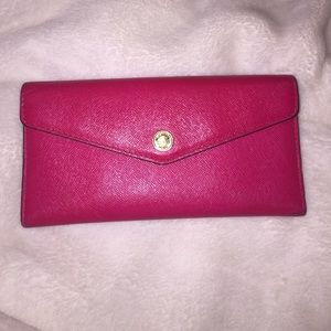 Hot pink Michael Kors wallet