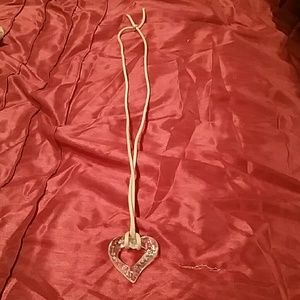 Lowest price!Baccatat crystal heart Necklace