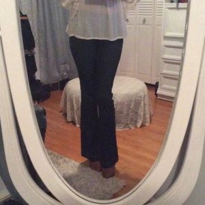 Wide leg jeans