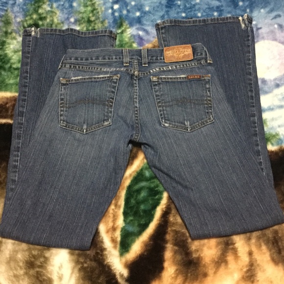 Lucky Brand Dungarees-Medium Blue-Size 0/25 - Picture 2 of 4