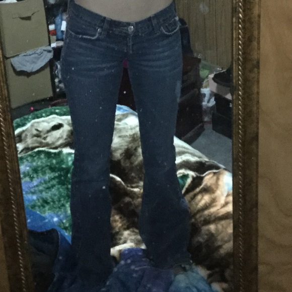 Lucky Brand Dungarees-Medium Blue-Size 0/25 - Picture 4 of 4