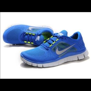 Blue nike free 5.0 Mens shoe