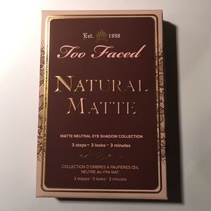 too faced natural matte palette
